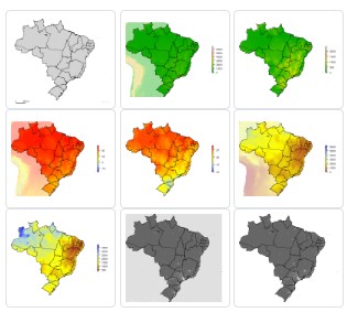 Mapas físicos por países