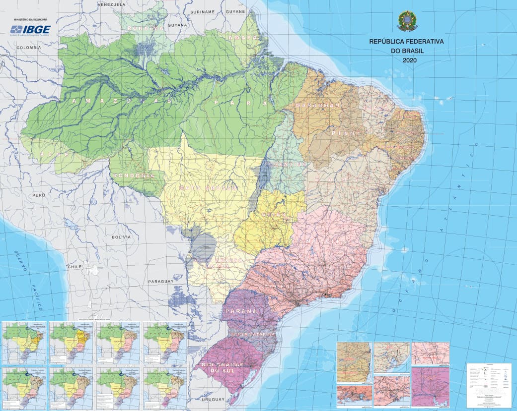 Mapa político do Brasil