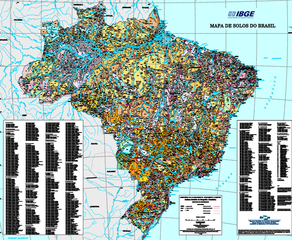 Mapa de Solos do Brasil