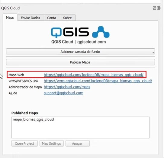 Link para acessar o QGIS Cloud
