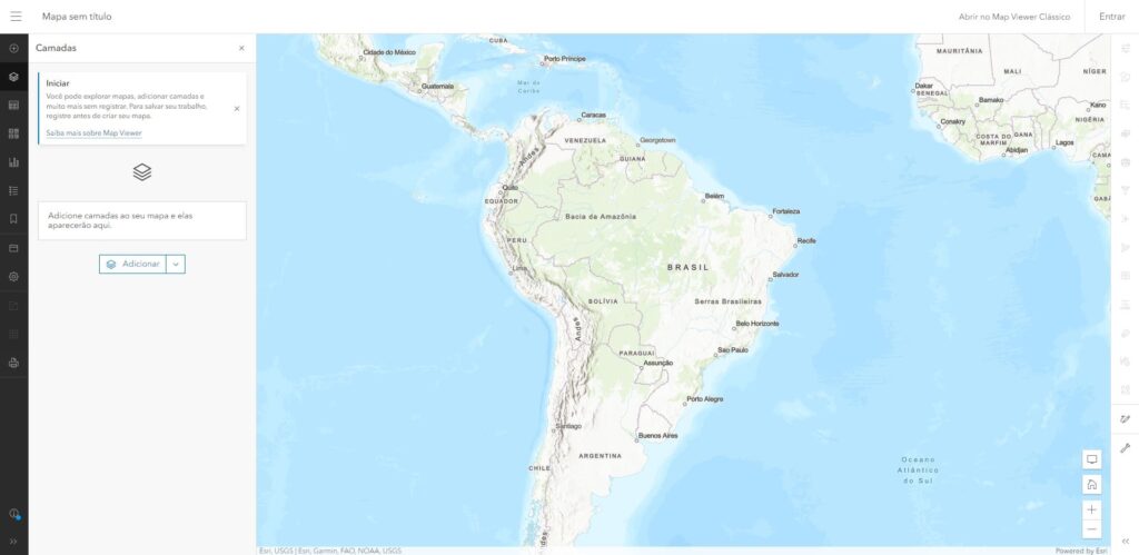 Mapas na internet com Arcgis Online