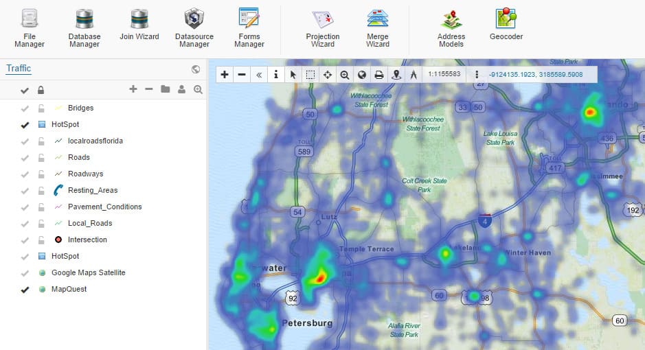 GIS Cloud Map editor