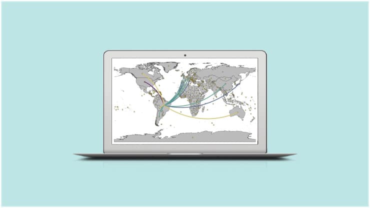 Mapa de Fluxos no QGIS