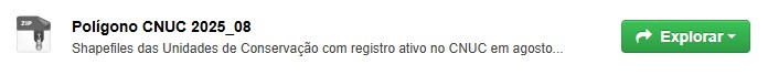 Baixar shapefile de UCs do Brasil